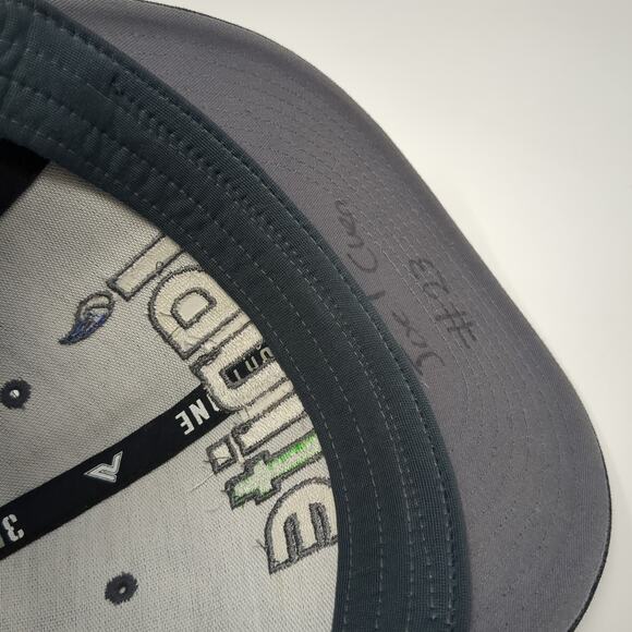 Ignite Fitted Trucker Hat Black One Size Lightweight Mesh Back Pacific Headwear - Picture 8 of 10